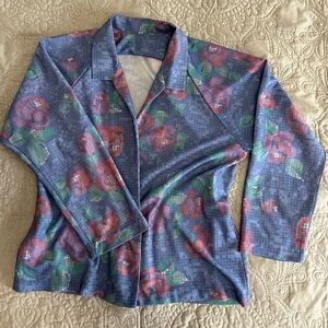 Floral Patterned Long Sleeve Shirt